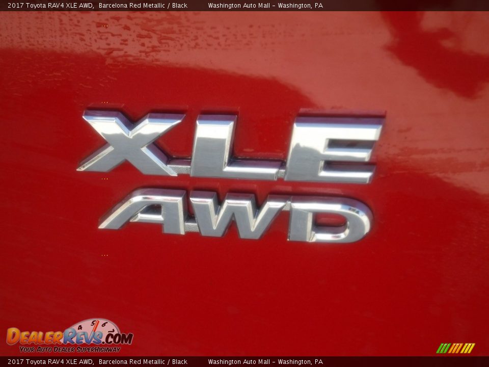 2017 Toyota RAV4 XLE AWD Barcelona Red Metallic / Black Photo #16