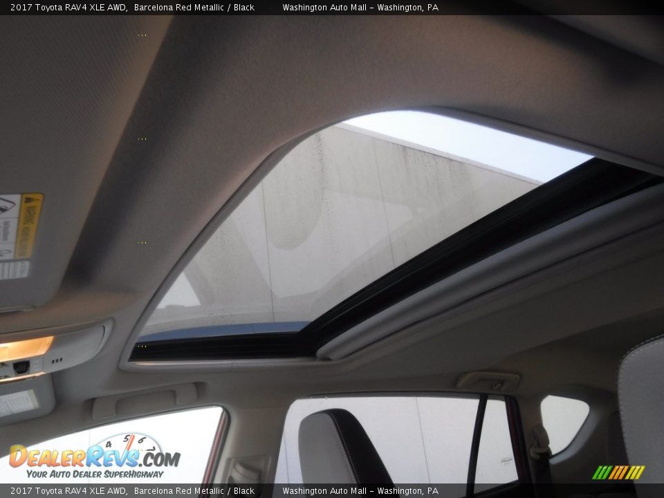 2017 Toyota RAV4 XLE AWD Barcelona Red Metallic / Black Photo #17