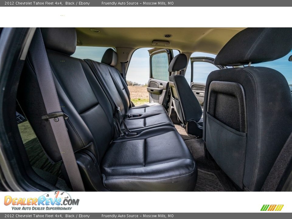 Rear Seat of 2012 Chevrolet Tahoe Fleet 4x4 Photo #16