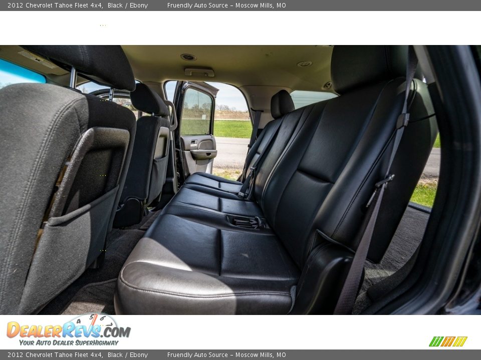 Rear Seat of 2012 Chevrolet Tahoe Fleet 4x4 Photo #17