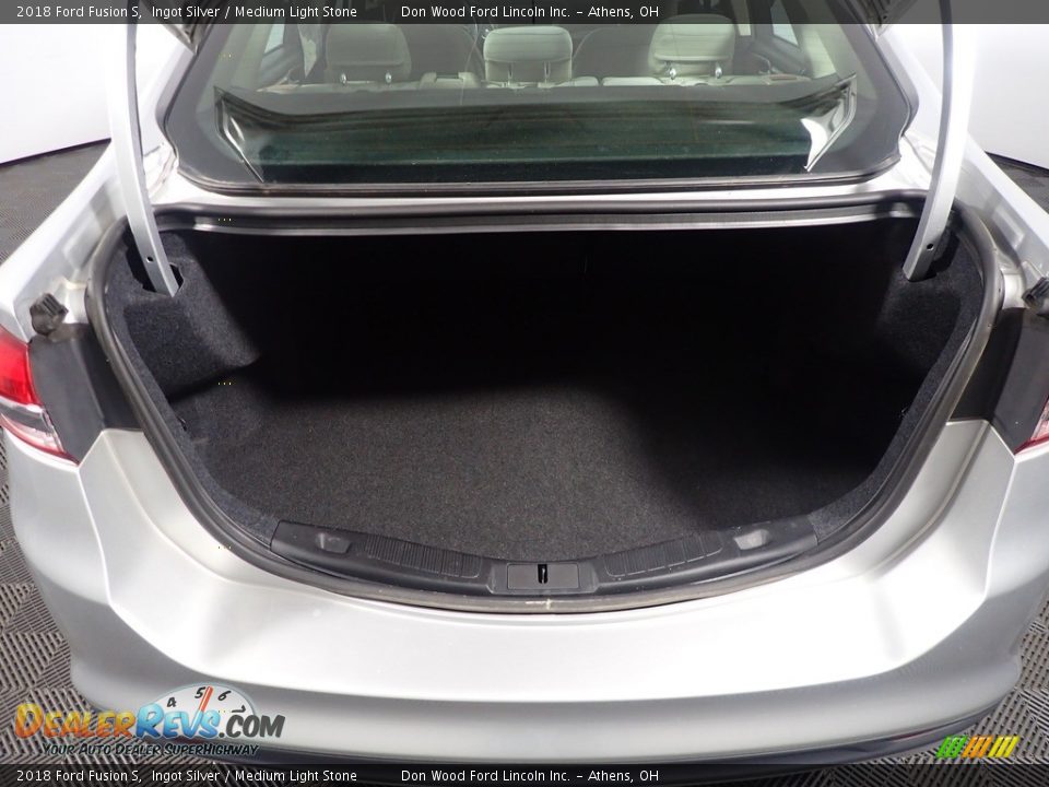 2018 Ford Fusion S Ingot Silver / Medium Light Stone Photo #15