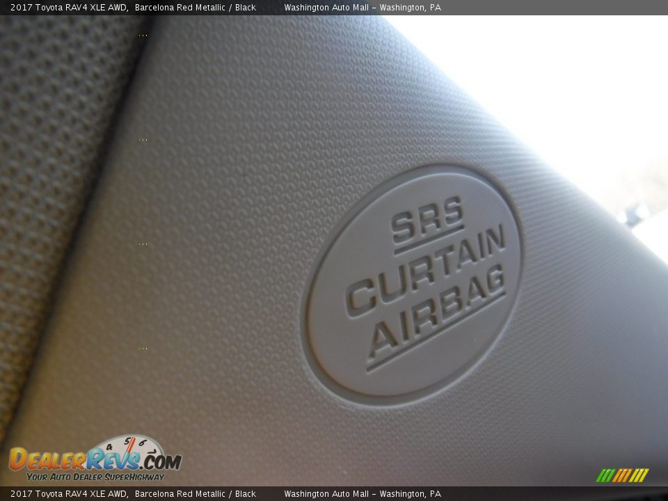 2017 Toyota RAV4 XLE AWD Barcelona Red Metallic / Black Photo #24
