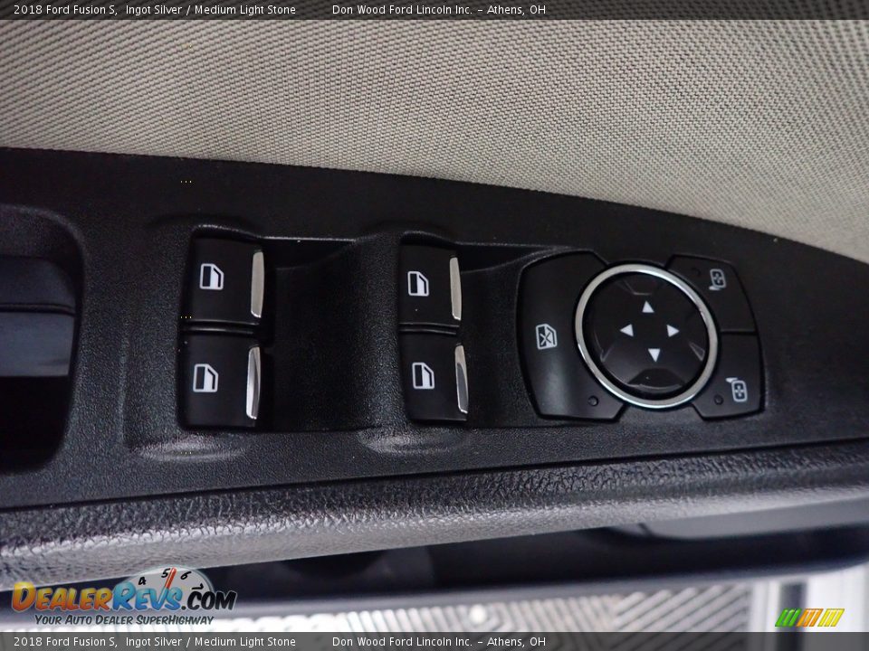 2018 Ford Fusion S Ingot Silver / Medium Light Stone Photo #19