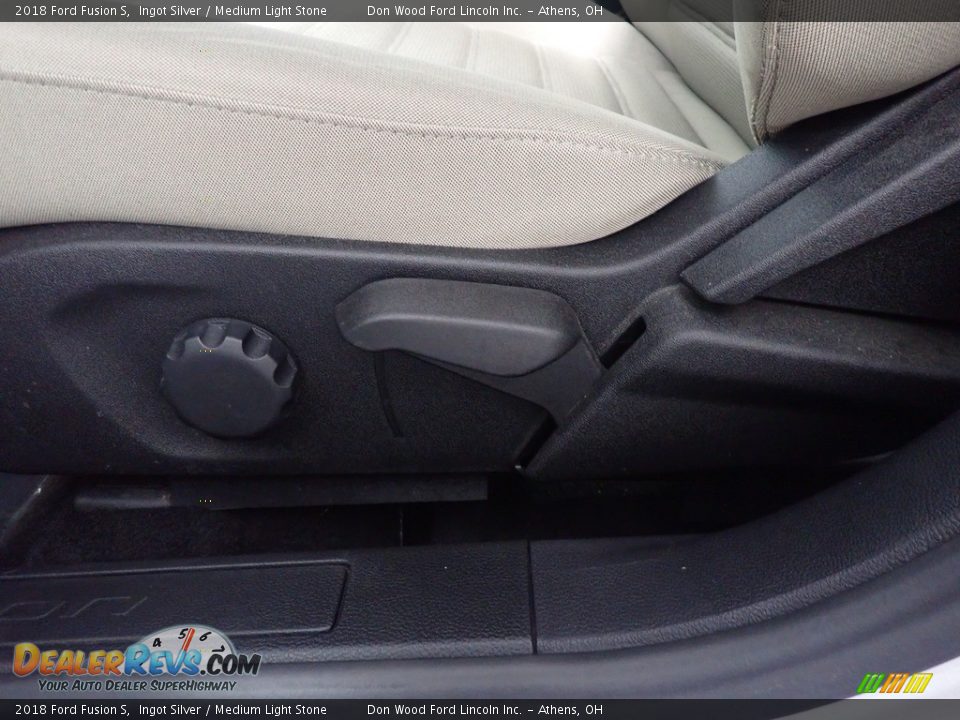 2018 Ford Fusion S Ingot Silver / Medium Light Stone Photo #21