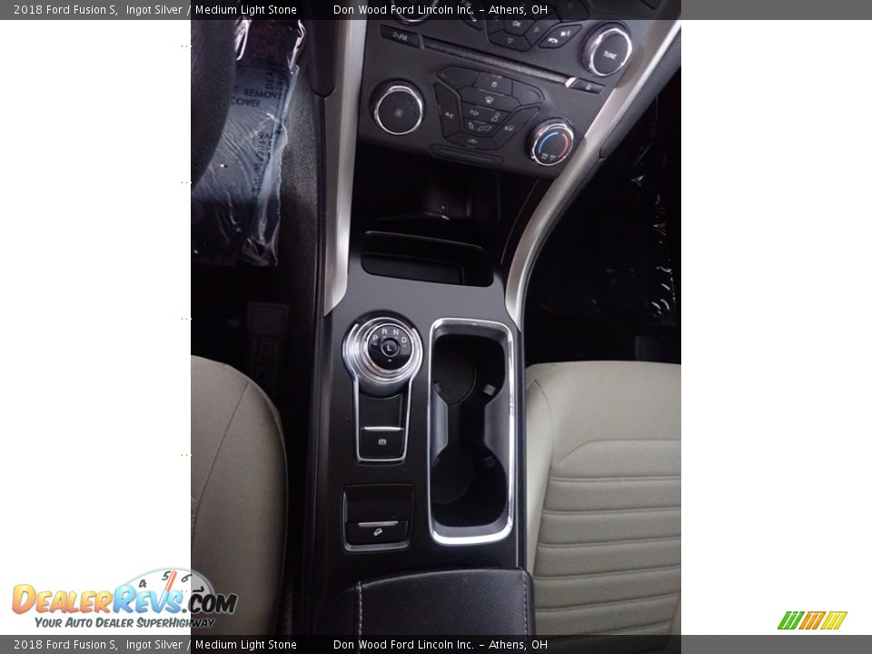 2018 Ford Fusion S Ingot Silver / Medium Light Stone Photo #30