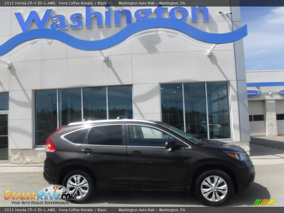 2013 Honda CR-V EX-L AWD Kona Coffee Metallic / Black Photo #2