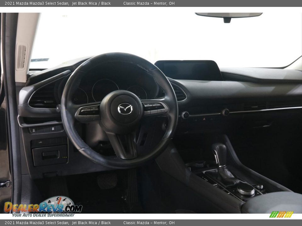 2021 Mazda Mazda3 Select Sedan Jet Black Mica / Black Photo #6