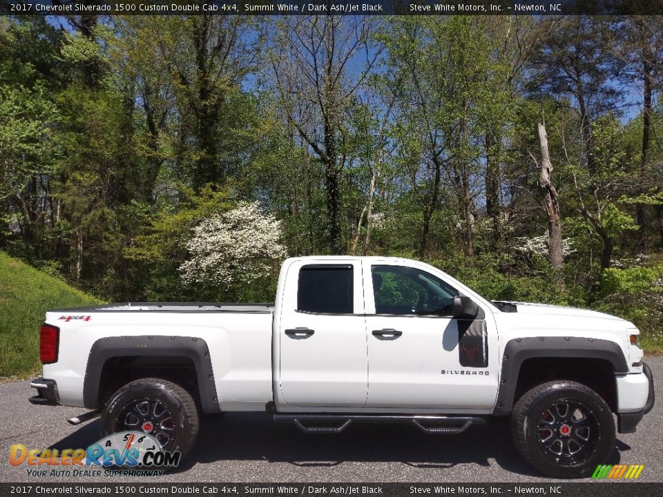 2017 Chevrolet Silverado 1500 Custom Double Cab 4x4 Summit White / Dark Ash/Jet Black Photo #5