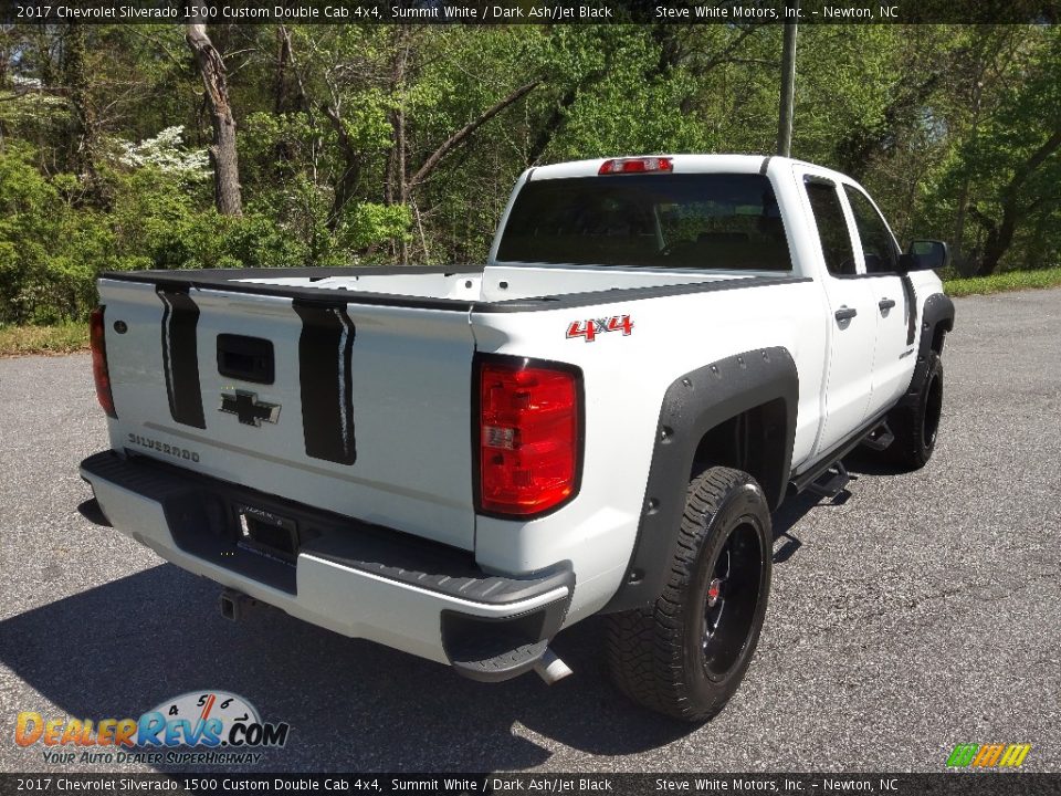 2017 Chevrolet Silverado 1500 Custom Double Cab 4x4 Summit White / Dark Ash/Jet Black Photo #6