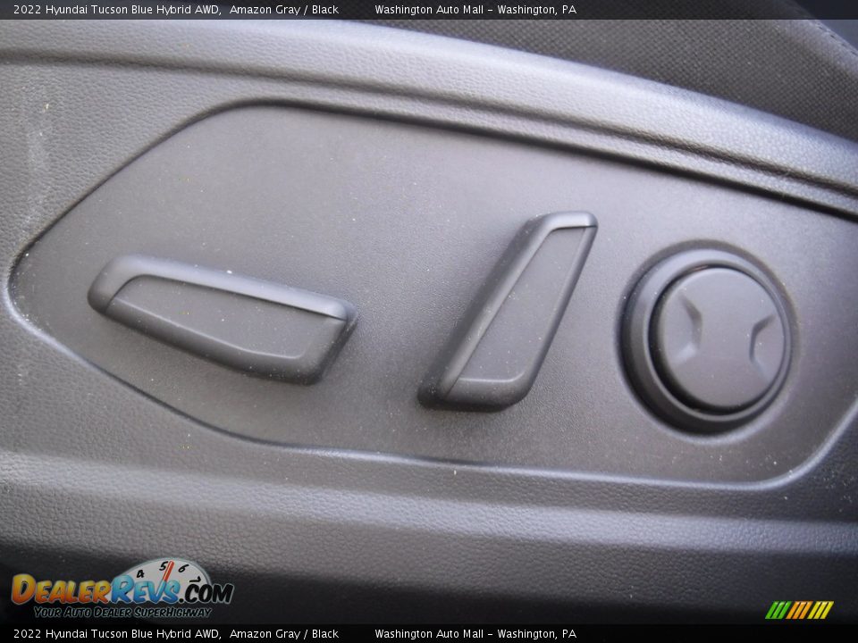 2022 Hyundai Tucson Blue Hybrid AWD Amazon Gray / Black Photo #15