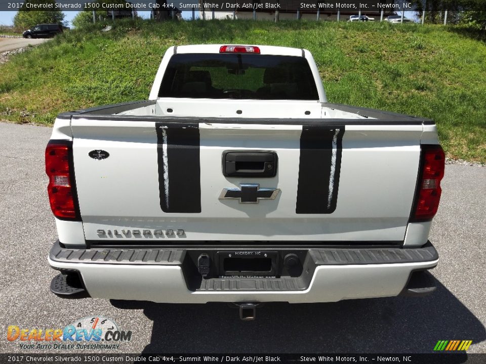 2017 Chevrolet Silverado 1500 Custom Double Cab 4x4 Summit White / Dark Ash/Jet Black Photo #7