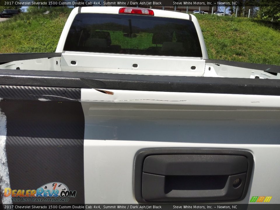 2017 Chevrolet Silverado 1500 Custom Double Cab 4x4 Summit White / Dark Ash/Jet Black Photo #8