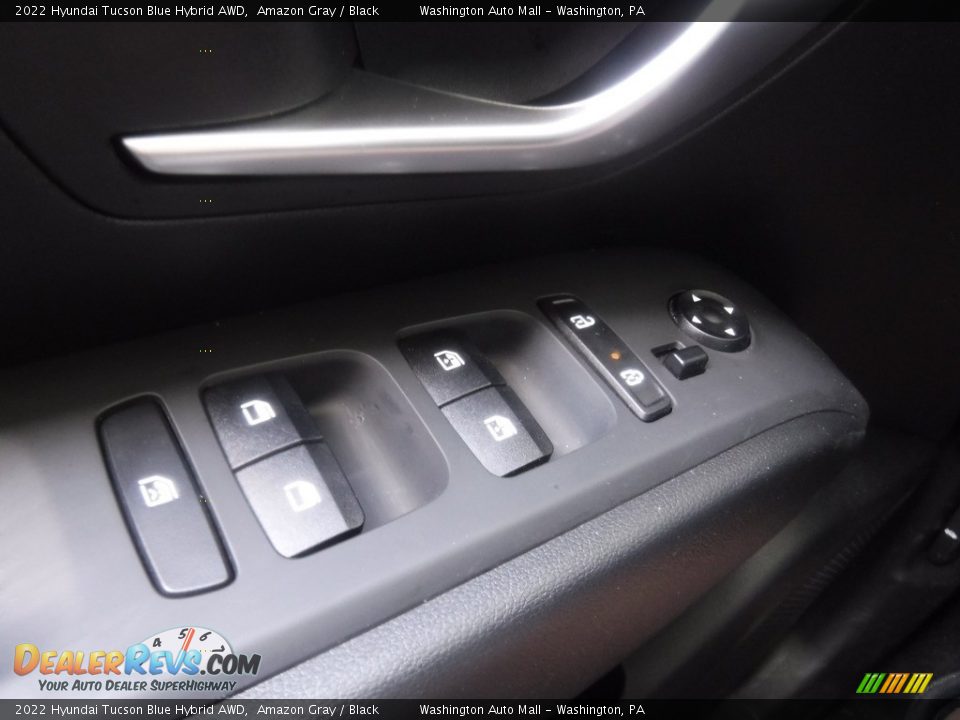 2022 Hyundai Tucson Blue Hybrid AWD Amazon Gray / Black Photo #17