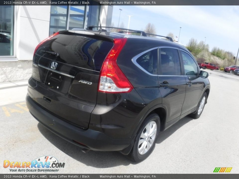2013 Honda CR-V EX-L AWD Kona Coffee Metallic / Black Photo #10