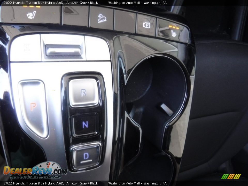 2022 Hyundai Tucson Blue Hybrid AWD Amazon Gray / Black Photo #18