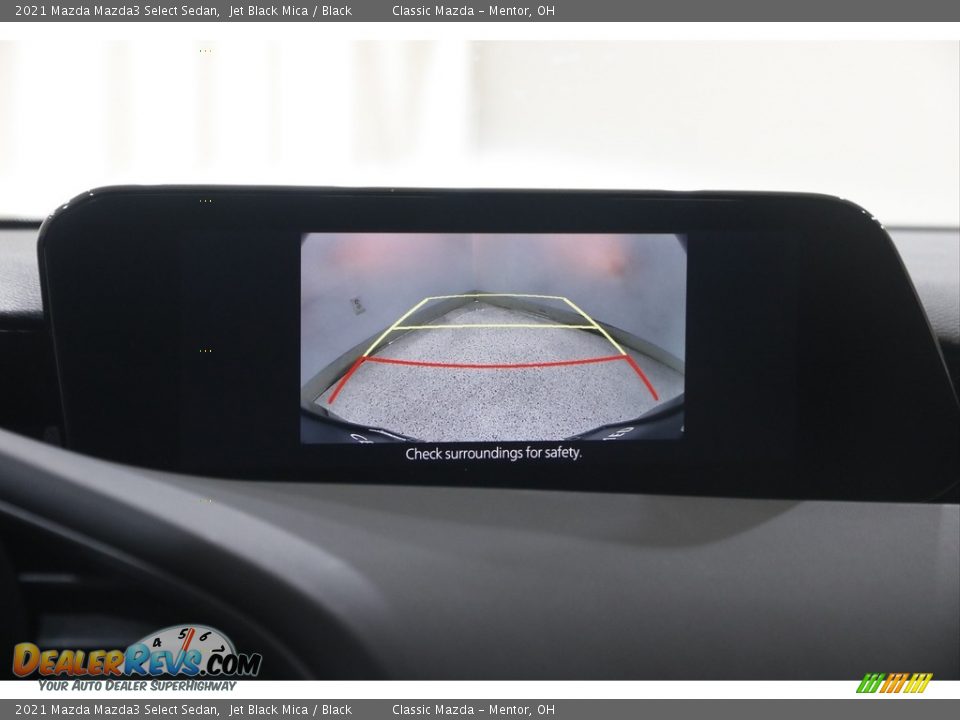 2021 Mazda Mazda3 Select Sedan Jet Black Mica / Black Photo #12