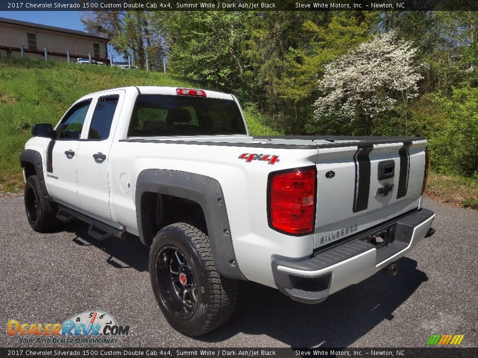 2017 Chevrolet Silverado 1500 Custom Double Cab 4x4 Summit White / Dark Ash/Jet Black Photo #10