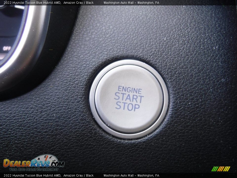 2022 Hyundai Tucson Blue Hybrid AWD Amazon Gray / Black Photo #20