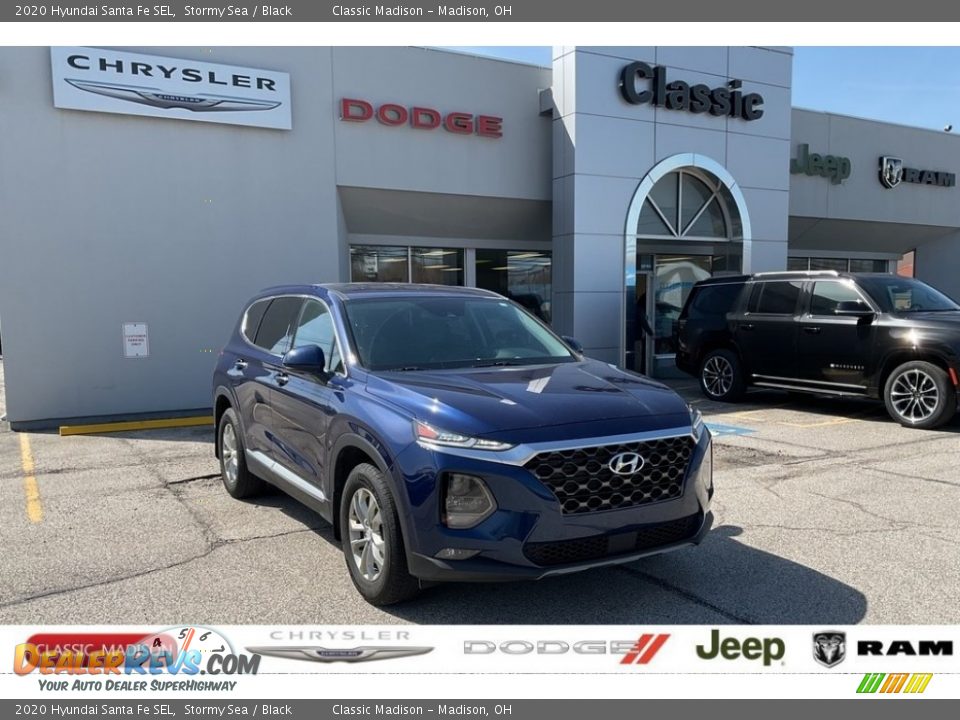 2020 Hyundai Santa Fe SEL Stormy Sea / Black Photo #1