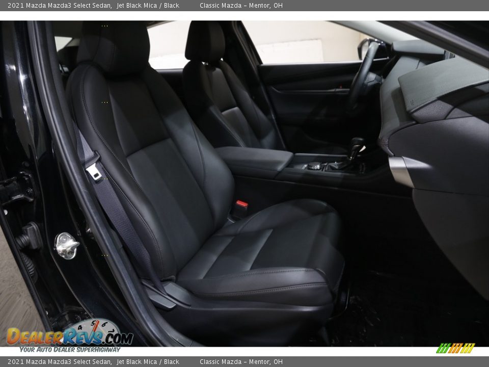 2021 Mazda Mazda3 Select Sedan Jet Black Mica / Black Photo #14