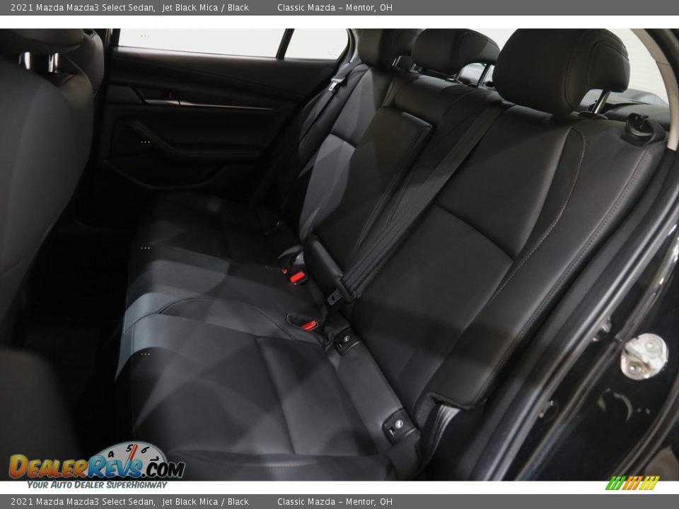 2021 Mazda Mazda3 Select Sedan Jet Black Mica / Black Photo #16