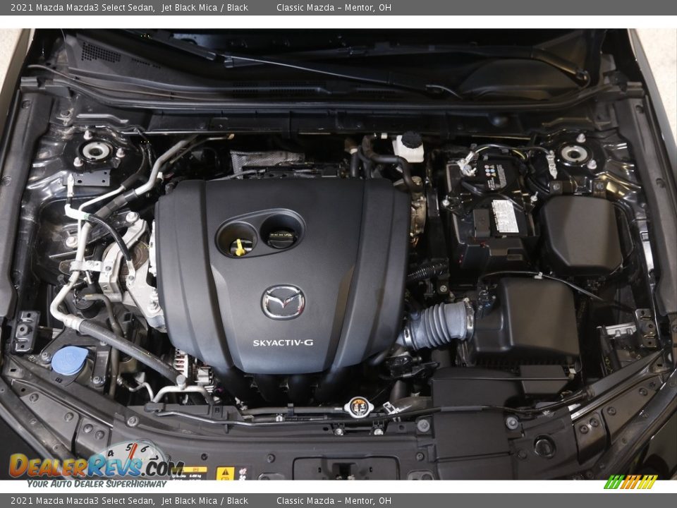 2021 Mazda Mazda3 Select Sedan Jet Black Mica / Black Photo #18