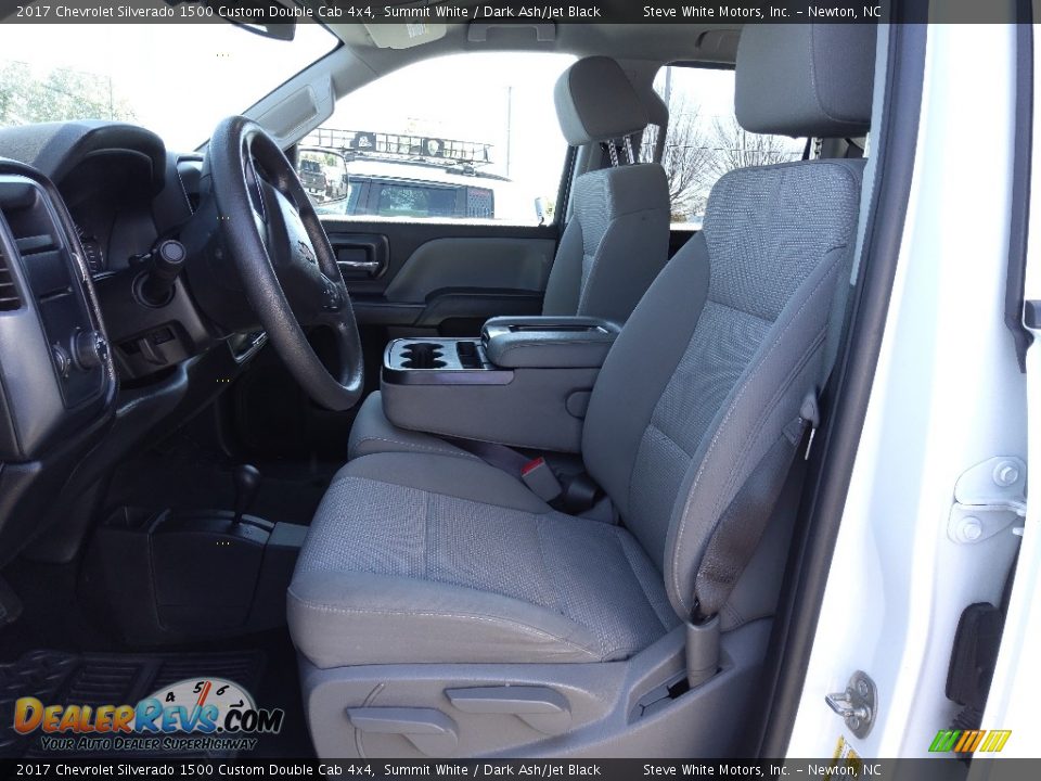2017 Chevrolet Silverado 1500 Custom Double Cab 4x4 Summit White / Dark Ash/Jet Black Photo #13