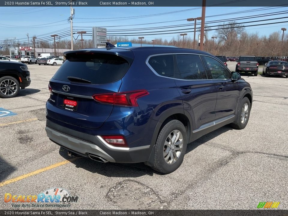 2020 Hyundai Santa Fe SEL Stormy Sea / Black Photo #8