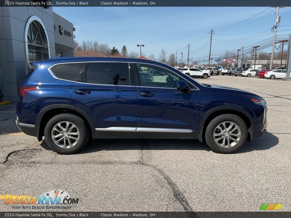 2020 Hyundai Santa Fe SEL Stormy Sea / Black Photo #9