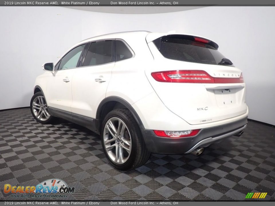 2019 Lincoln MKC Reserve AWD White Platinum / Ebony Photo #13