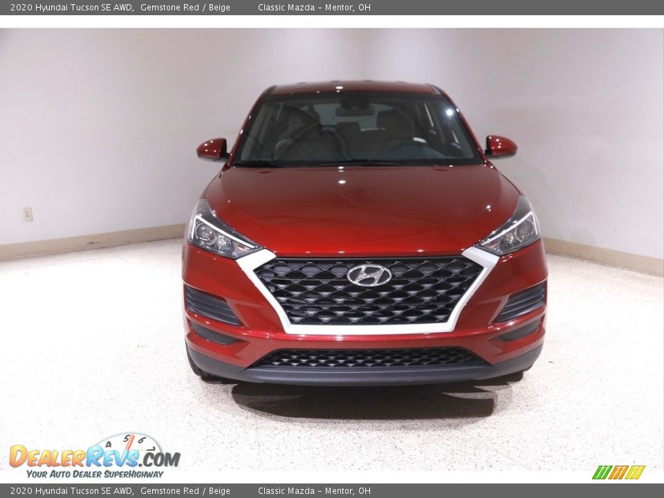2020 Hyundai Tucson SE AWD Gemstone Red / Beige Photo #2