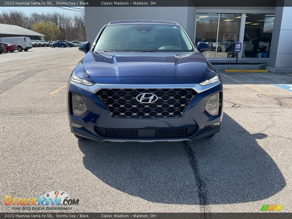2020 Hyundai Santa Fe SEL Stormy Sea / Black Photo #10