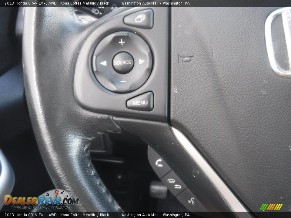 2013 Honda CR-V EX-L AWD Kona Coffee Metallic / Black Photo #23