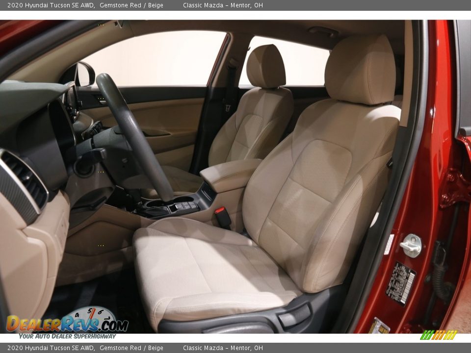 2020 Hyundai Tucson SE AWD Gemstone Red / Beige Photo #5