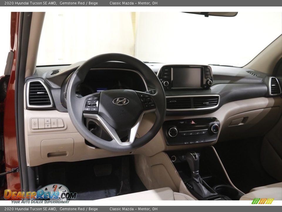 2020 Hyundai Tucson SE AWD Gemstone Red / Beige Photo #6