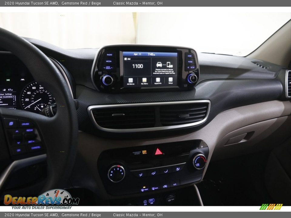 2020 Hyundai Tucson SE AWD Gemstone Red / Beige Photo #9