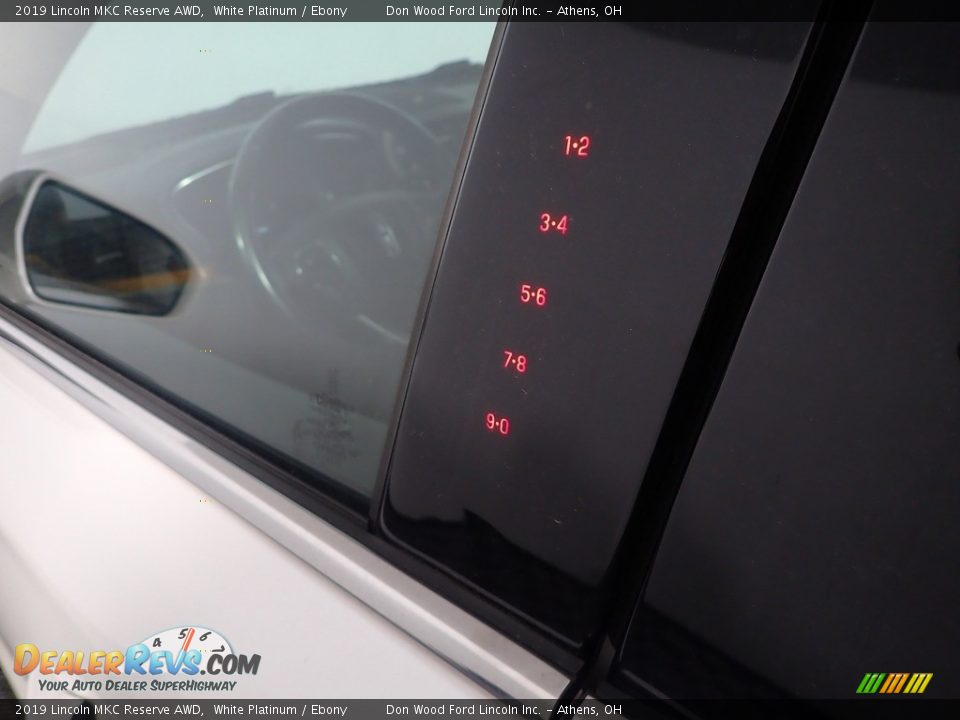 2019 Lincoln MKC Reserve AWD White Platinum / Ebony Photo #21