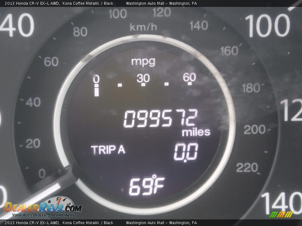 2013 Honda CR-V EX-L AWD Kona Coffee Metallic / Black Photo #30
