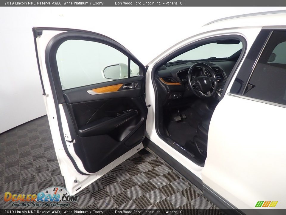 2019 Lincoln MKC Reserve AWD White Platinum / Ebony Photo #22