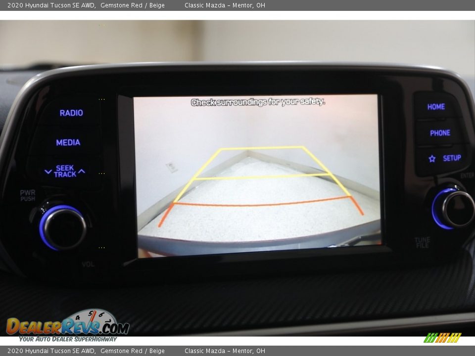 2020 Hyundai Tucson SE AWD Gemstone Red / Beige Photo #11