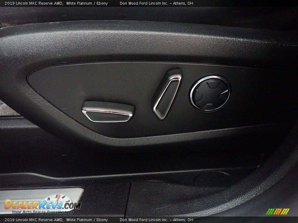 2019 Lincoln MKC Reserve AWD White Platinum / Ebony Photo #25