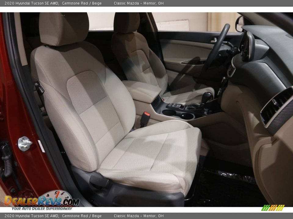 2020 Hyundai Tucson SE AWD Gemstone Red / Beige Photo #14