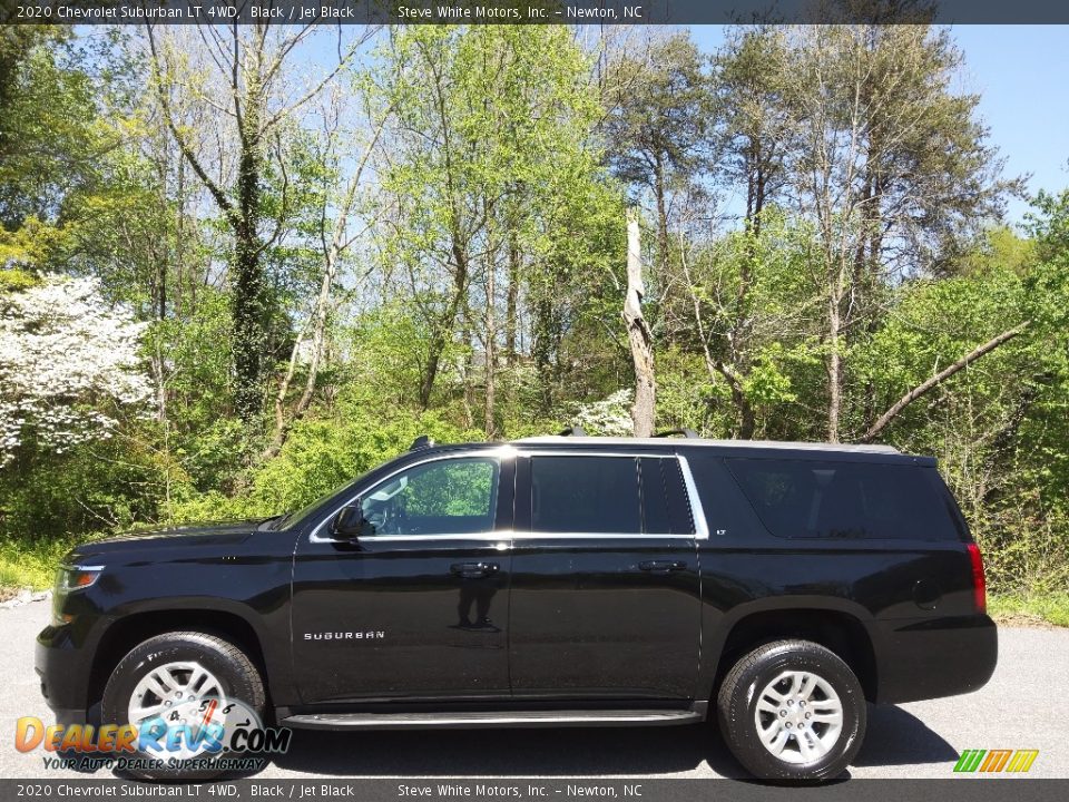 Black 2020 Chevrolet Suburban LT 4WD Photo #1