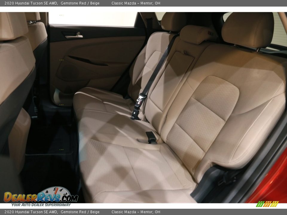 2020 Hyundai Tucson SE AWD Gemstone Red / Beige Photo #16