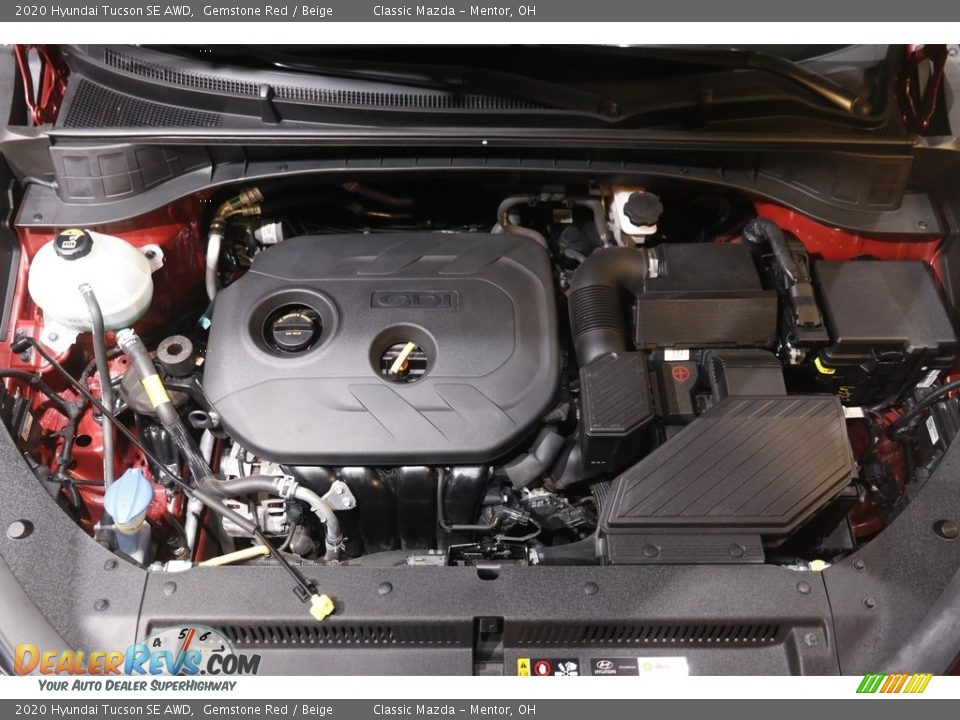 2020 Hyundai Tucson SE AWD Gemstone Red / Beige Photo #18