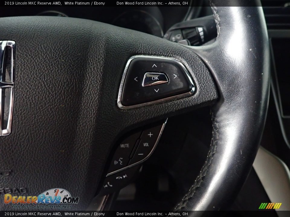2019 Lincoln MKC Reserve AWD White Platinum / Ebony Photo #32