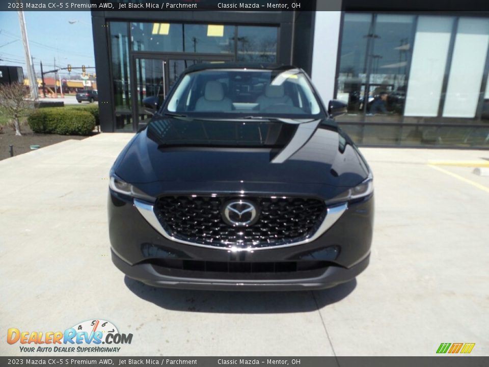 2023 Mazda CX-5 S Premium AWD Jet Black Mica / Parchment Photo #2