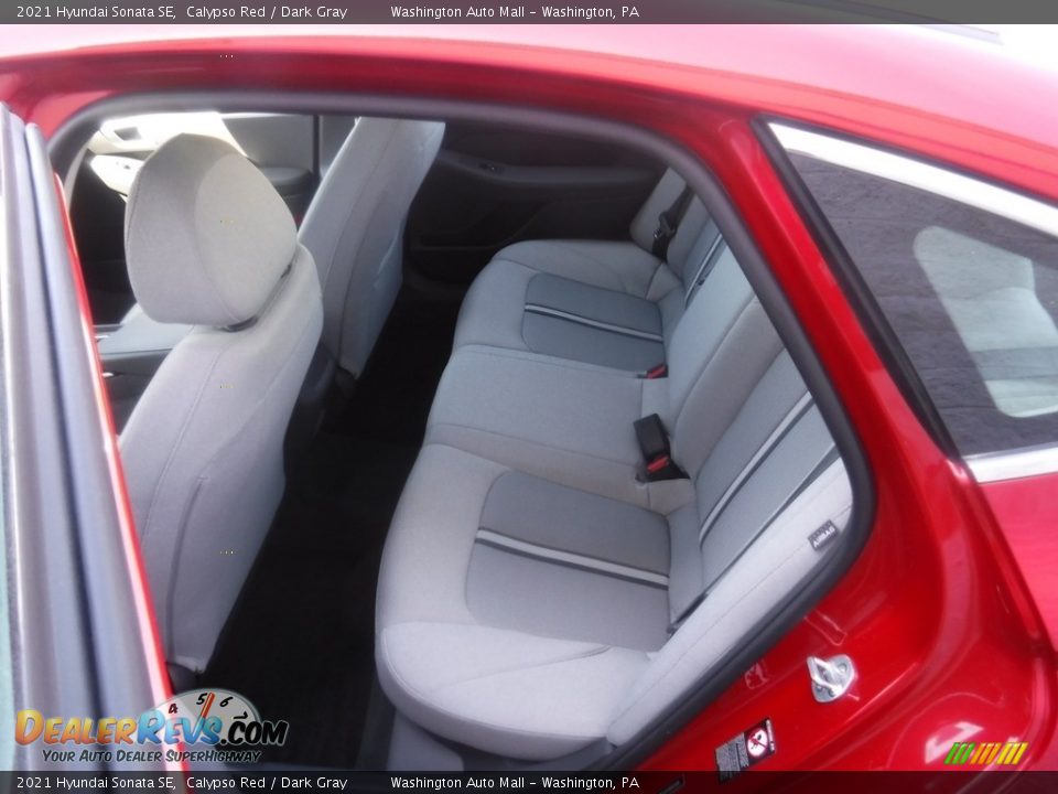 2021 Hyundai Sonata SE Calypso Red / Dark Gray Photo #24