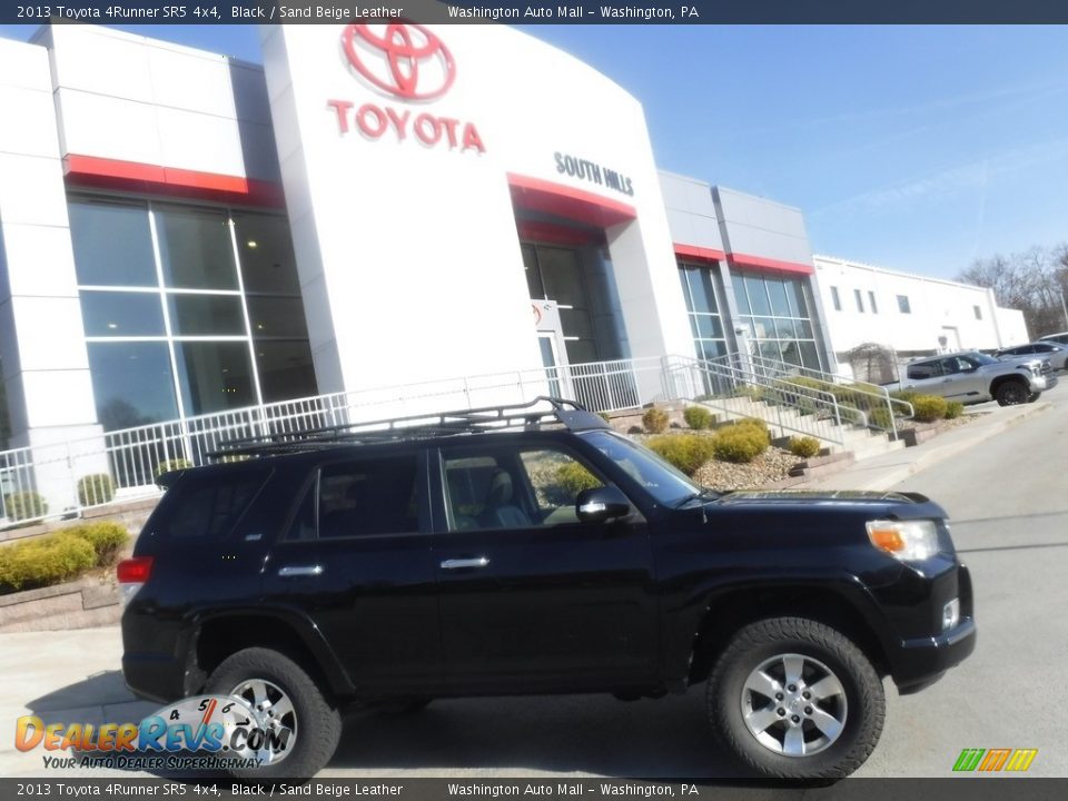 2013 Toyota 4Runner SR5 4x4 Black / Sand Beige Leather Photo #2