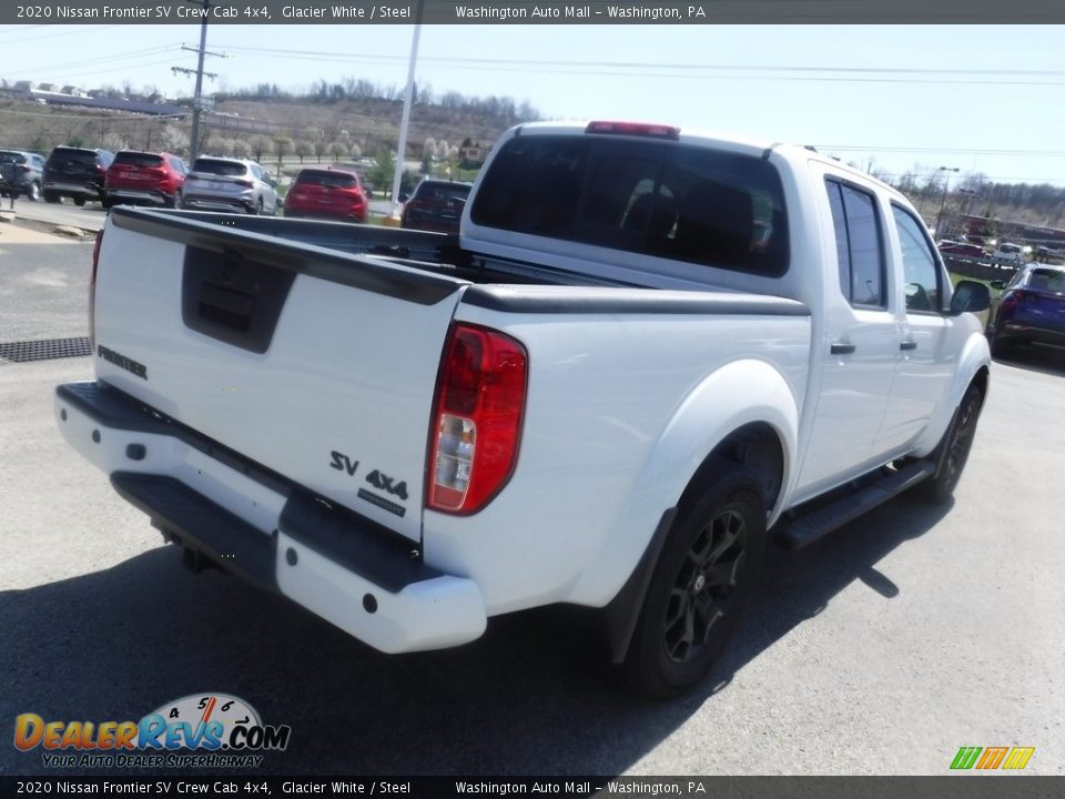 2020 Nissan Frontier SV Crew Cab 4x4 Glacier White / Steel Photo #11